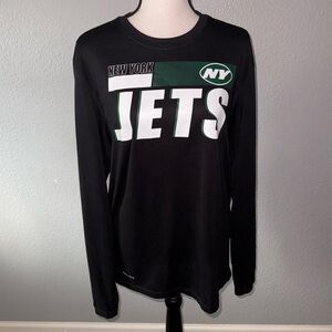 Nike NFL New York Jets Dri-Fit Long Sleeve Tee Size Medium